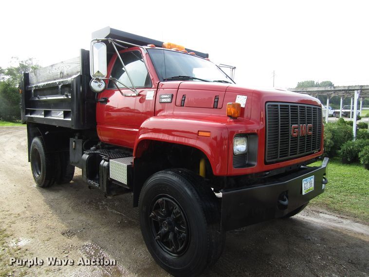 image for item EU9748 1998 GMC C8500 dump truck