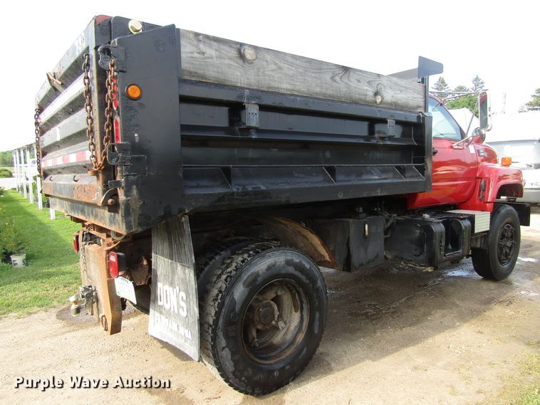 image for item EU9748 1998 GMC C8500 dump truck