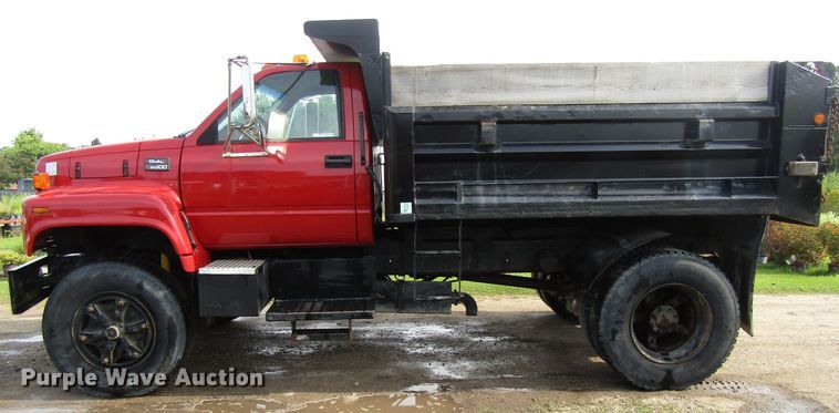 image for item EU9748 1998 GMC C8500 dump truck