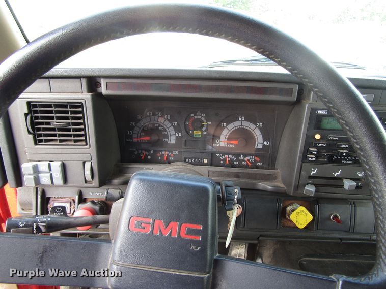 image for item EU9748 1998 GMC C8500 dump truck