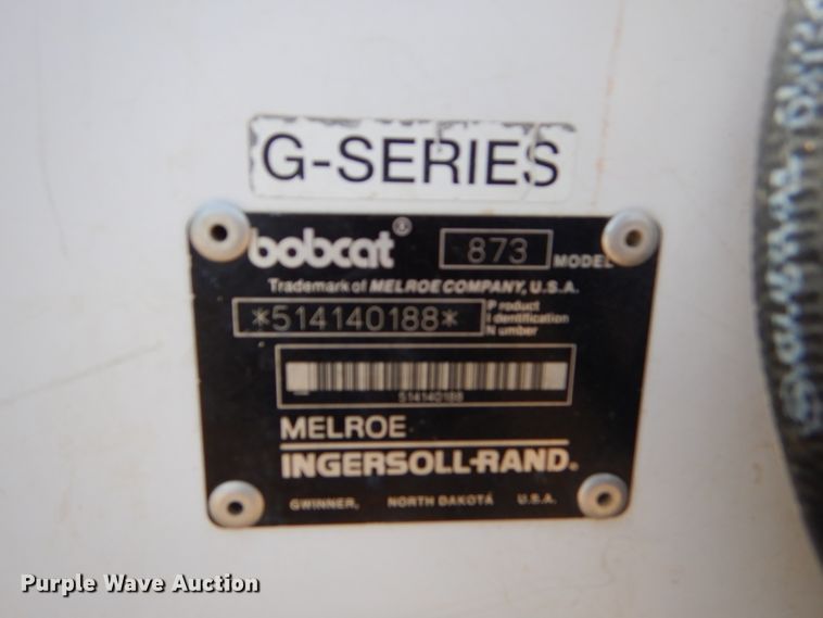 image for item FC9754 1999 Bobcat 873 skid steer