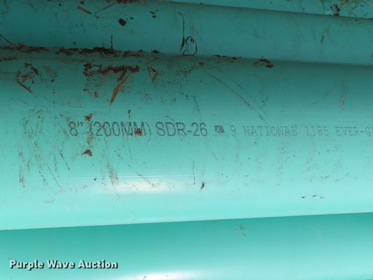 (94) SDR26 sewer pipe joints in Olathe, KS Item FJ9181 sold Purple