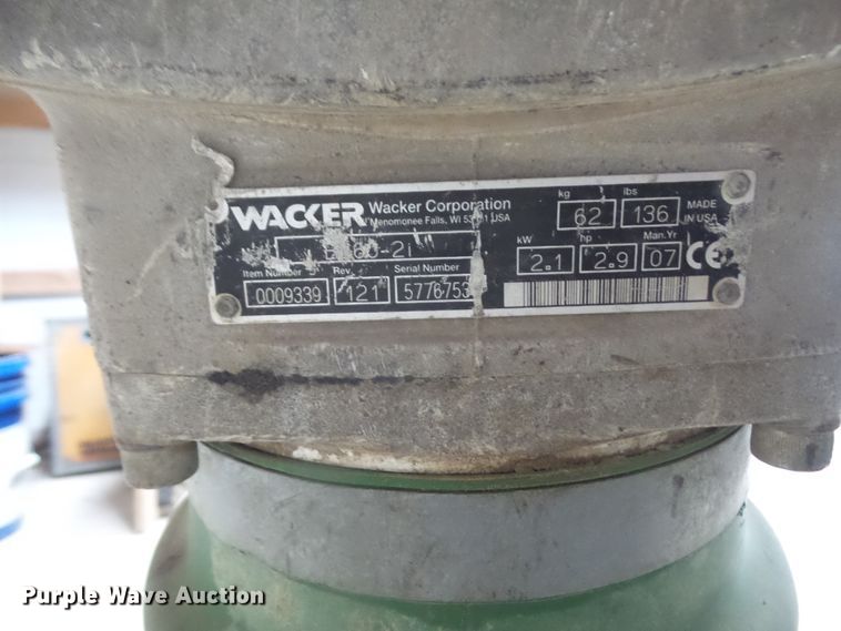 image for item FJ9188 Wacker BS60-2I vibratory plate compactor