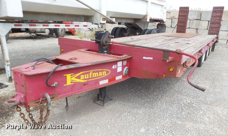 image for item FL9252 2008 Kaufman equipment trailer