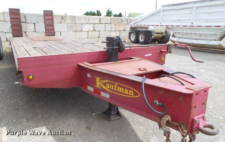image for item FL9252 2008 Kaufman equipment trailer