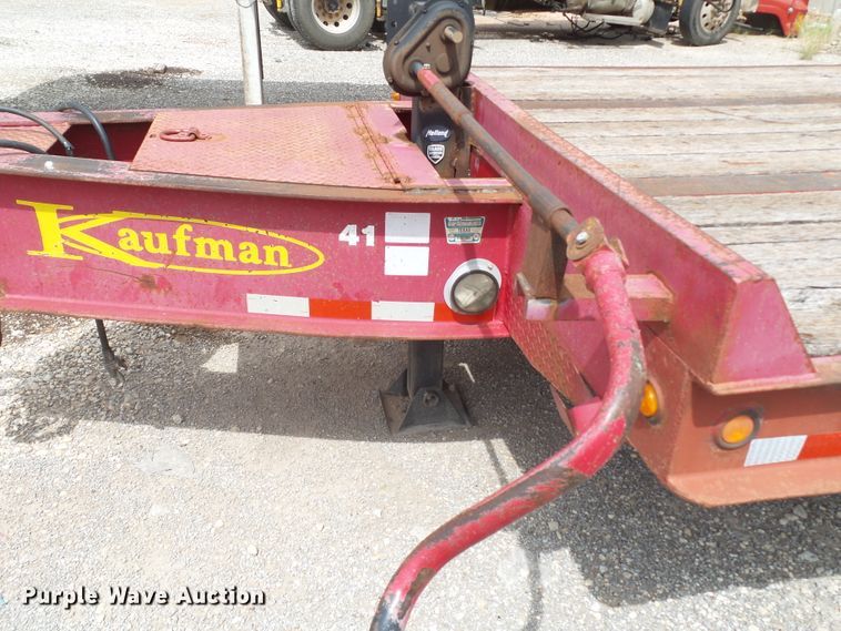 image for item FL9252 2008 Kaufman equipment trailer