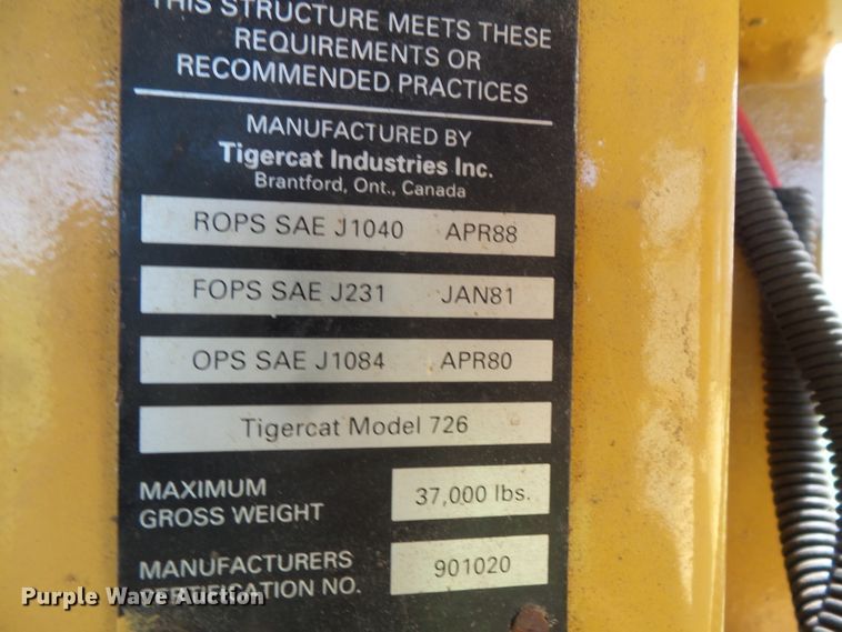 image for item FM9638 Tigercat 726 feller buncher