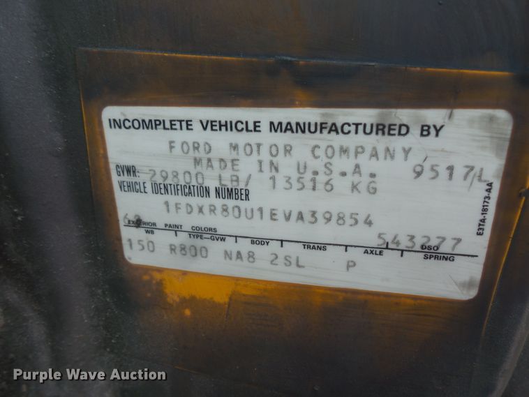 image for item FM9671 1984 Ford L8000 dump truck