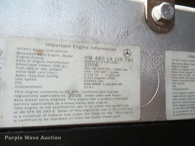 image for item FM9683 2007 Freightliner Columbia semi truck