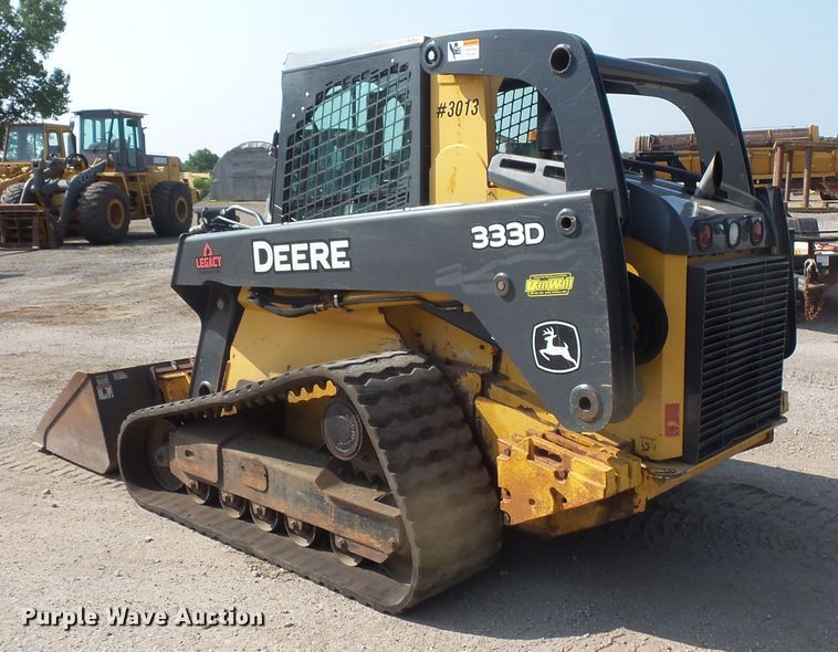 image for item FM9714 2012 John Deere 333D skid steer