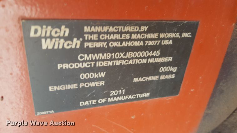 image for item FS9580 2011 Ditch Witch RT95 trencher