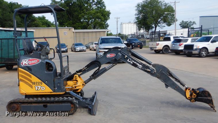 image for item FT9281 2012 John Deere 17D mini excavator