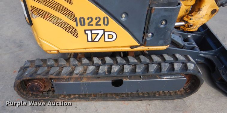image for item FT9281 2012 John Deere 17D mini excavator