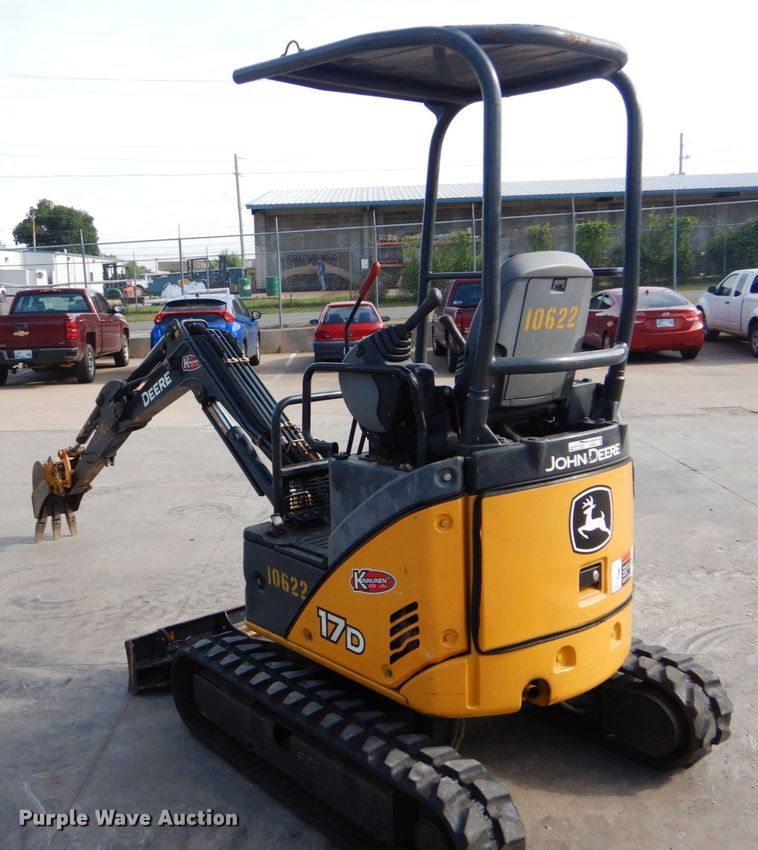 image for item FT9282 2013 John Deere 17D mini excavator