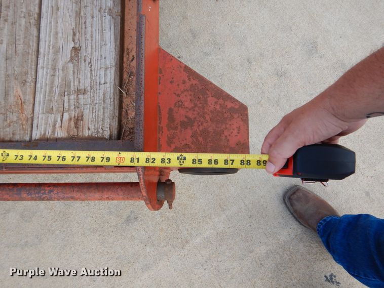 image for item FT9283 2007 Belshe WB12 utility trailer