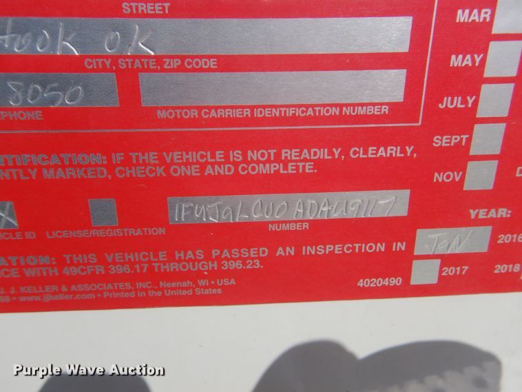 image for item FT9383 2010 Freightliner FLD120 dump truck