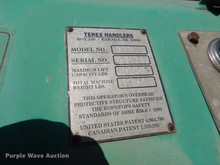 image for item FY9638 1999 Terex SS-636 Square Shooter telehandler