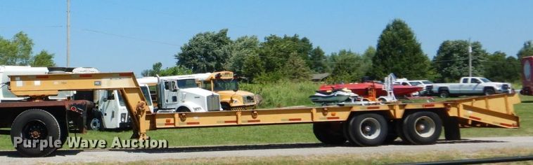 image for item G1868 1989 Belshe equipment trailer