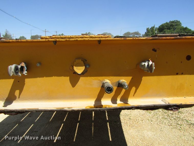 image for item EU9731 1970 Load King drop deck equipment trailer