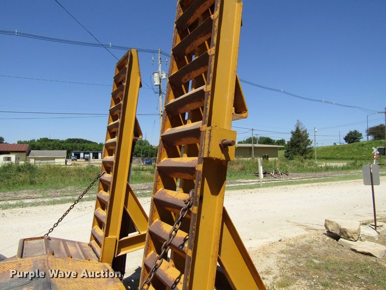 image for item EU9731 1970 Load King drop deck equipment trailer