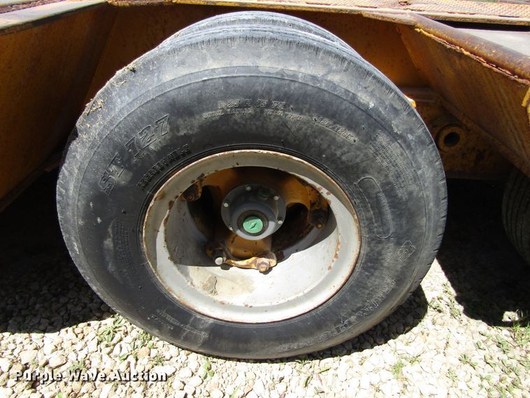 image for item EU9731 1970 Load King drop deck equipment trailer