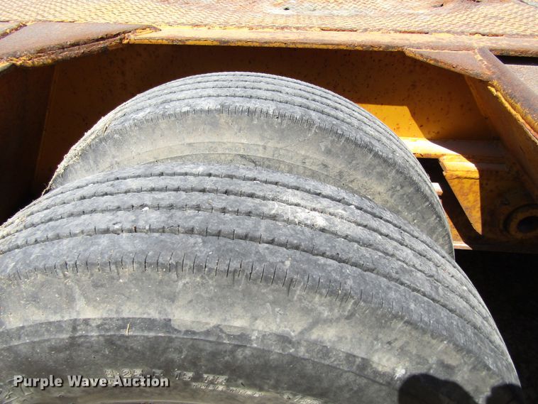 image for item EU9731 1970 Load King drop deck equipment trailer