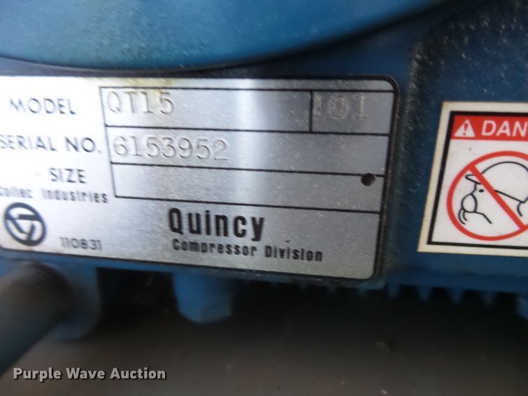 image for item FM9545 Quincy QT15ST1000052 air compressor