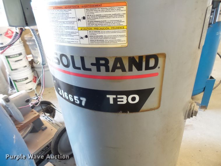 image for item FM9572 Ingersoll Rand T30 air compressor