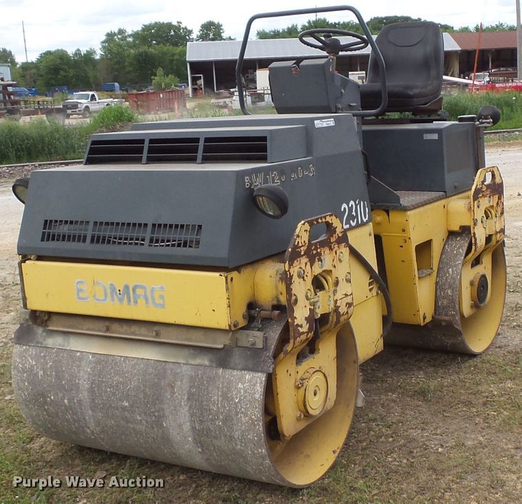 image for item FM9612 1997 Bomag BW120AD-3 double drum vibratory roller