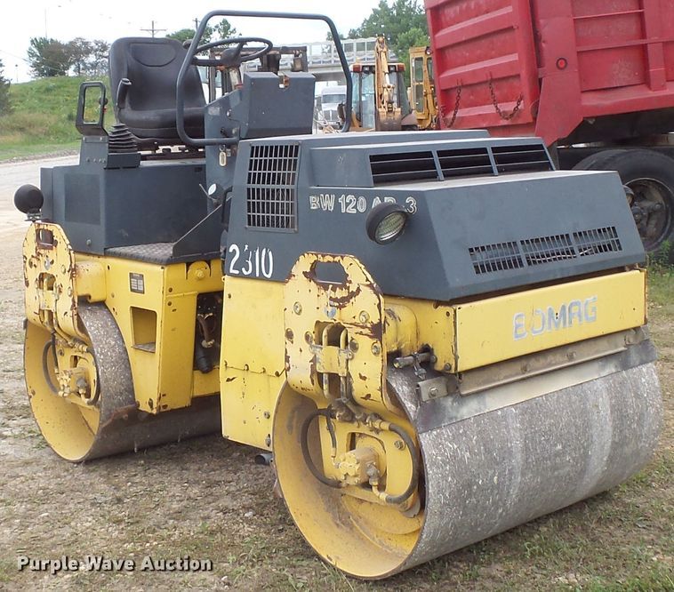 image for item FM9612 1997 Bomag BW120AD-3 double drum vibratory roller