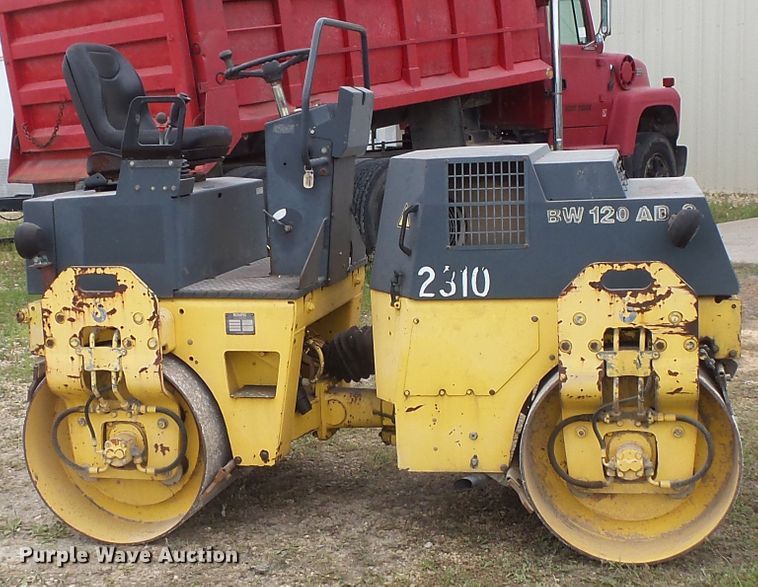 image for item FM9612 1997 Bomag BW120AD-3 double drum vibratory roller