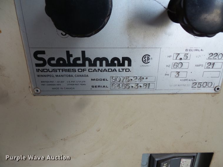 image for item FM9619 Scotchman 9075.24 shear/punch