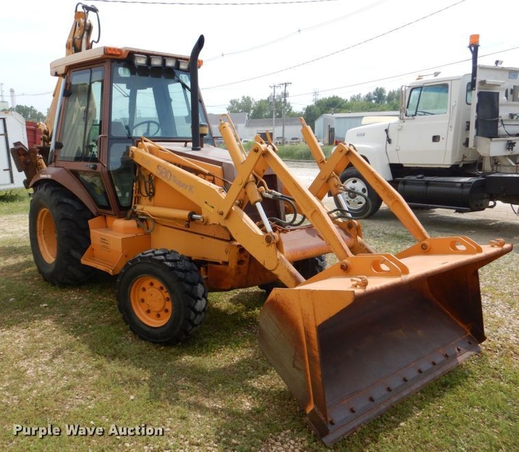 image for item FT9317 1989 Case 580 Super K backhoe