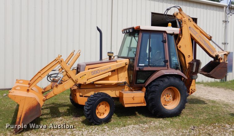 image for item FT9317 1989 Case 580 Super K backhoe