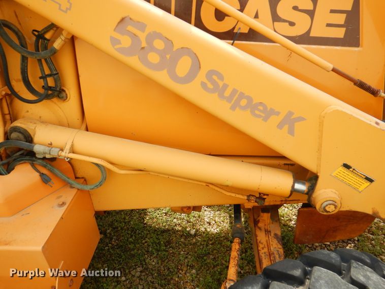 image for item FT9317 1989 Case 580 Super K backhoe