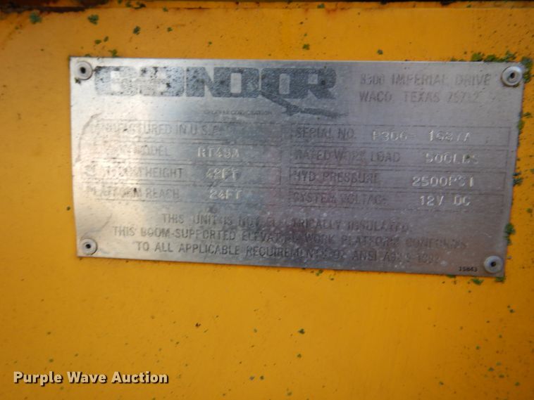 image for item FT9323 Calavar Condor boom lift