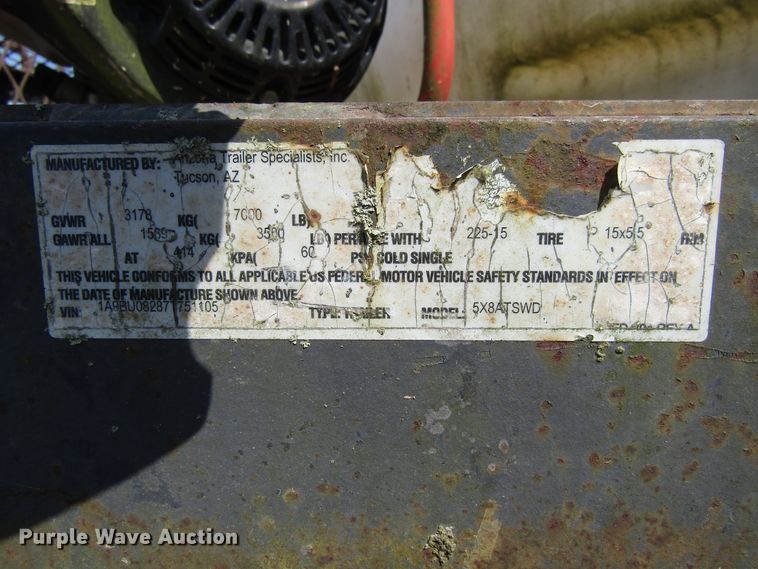 image for item FT9333 2007 ATS tank trailer