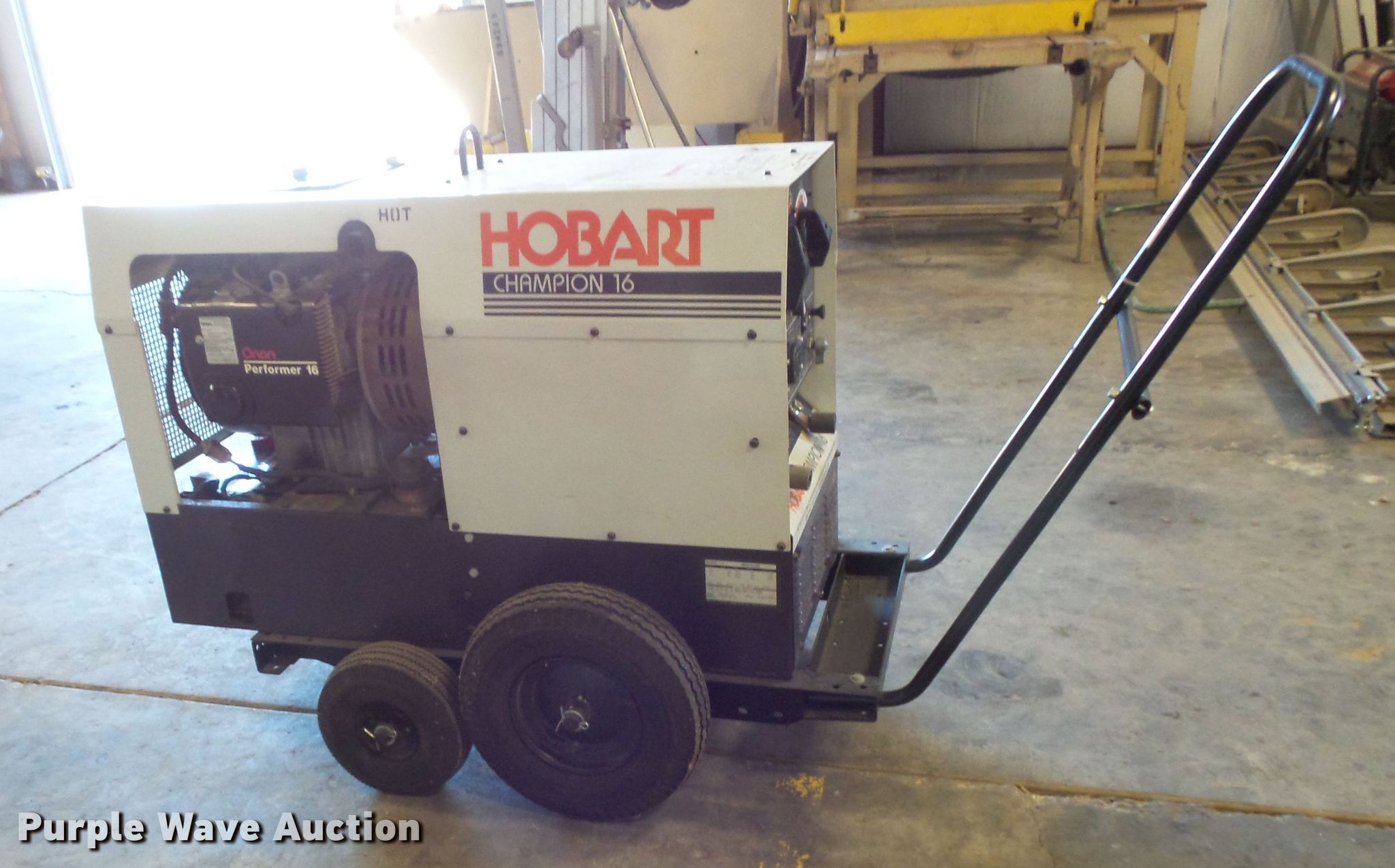 Hobart Champion 16 welder in Clinton, IA Item FM9553 sold Purple Wave