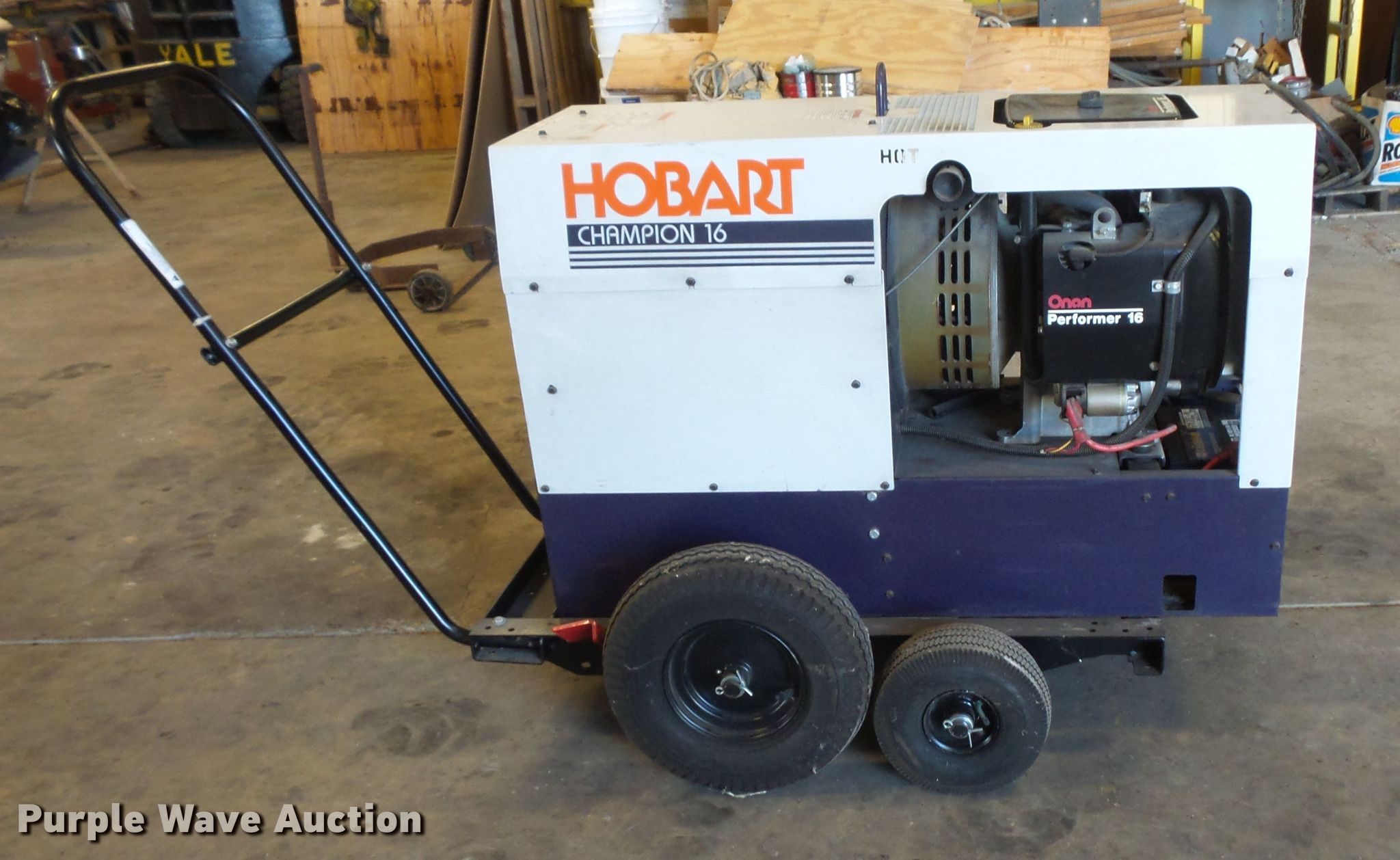 Hobart Champion 16 welder in Clinton, IA Item FM9553 sold Purple Wave