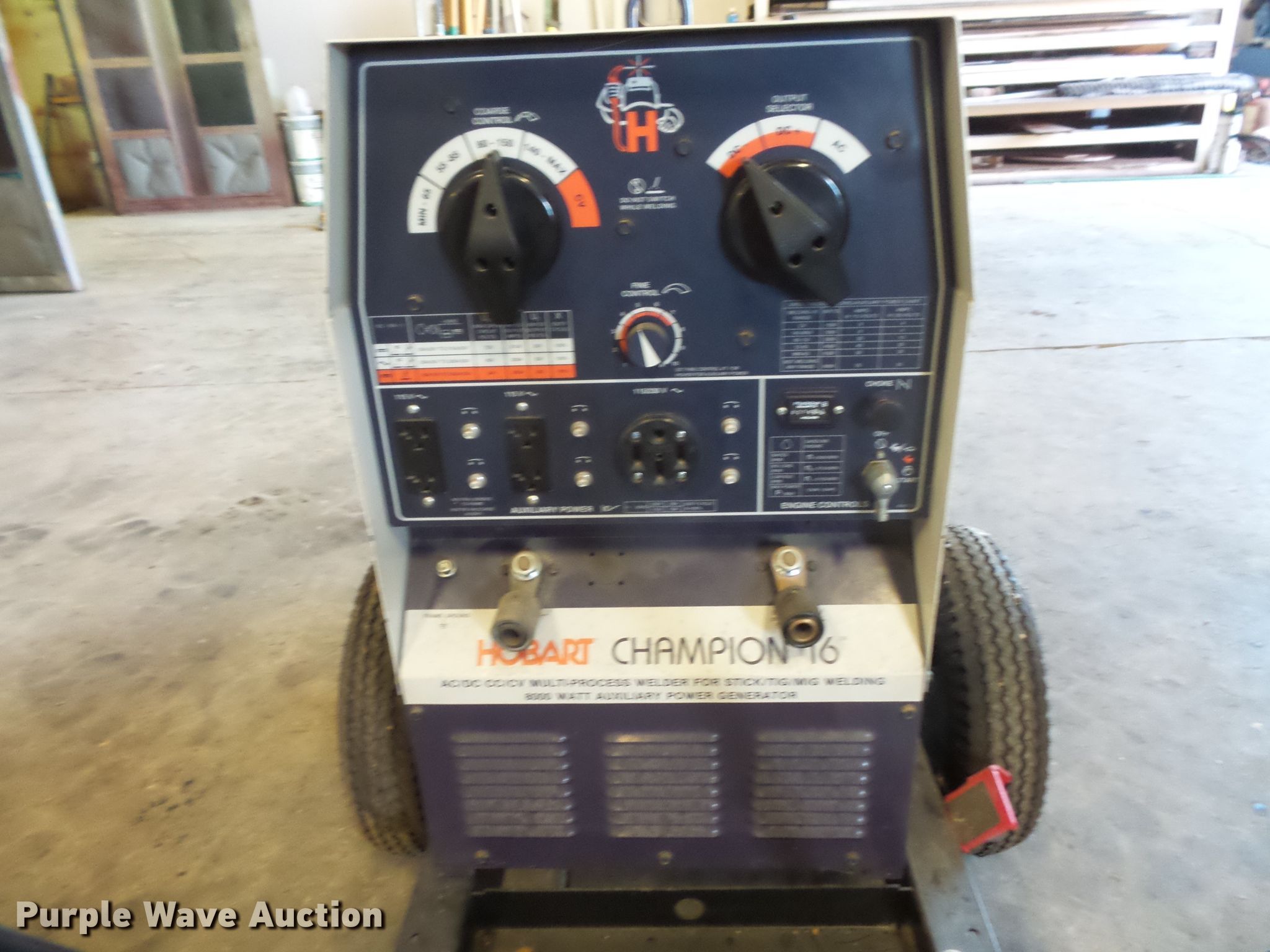 Hobart Champion 16 welder in Clinton, IA Item FM9553 sold Purple Wave