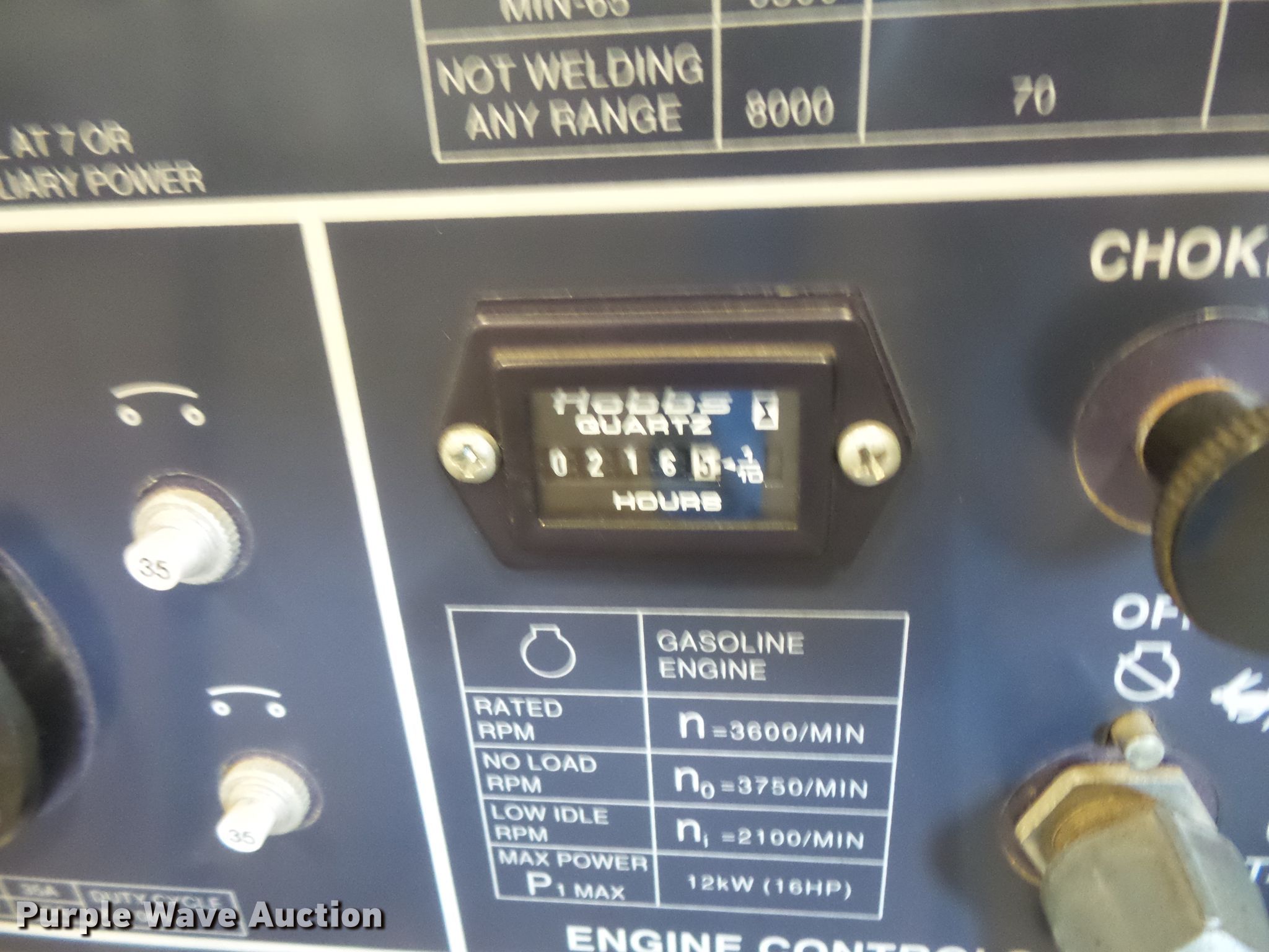 Hobart Champion 16 welder in Clinton, IA Item FM9553 sold Purple Wave