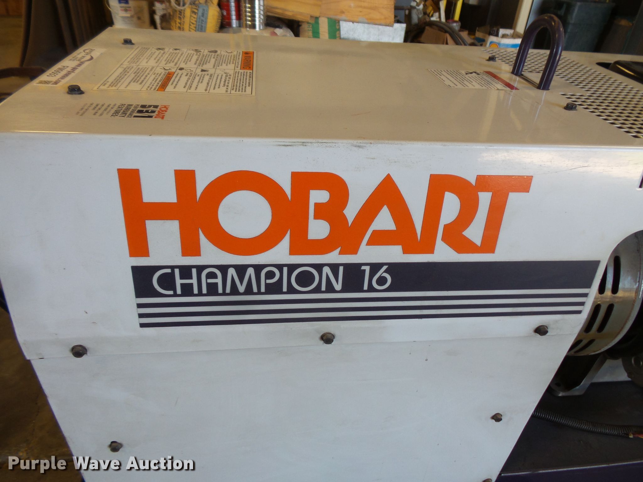 Hobart Champion 16 welder in Clinton, IA Item FM9553 sold Purple Wave