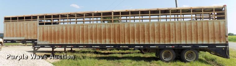 image for item DB9553 2000 Neville Built livestock trailer