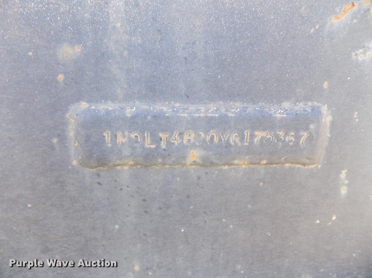 image for item DB9553 2000 Neville Built livestock trailer