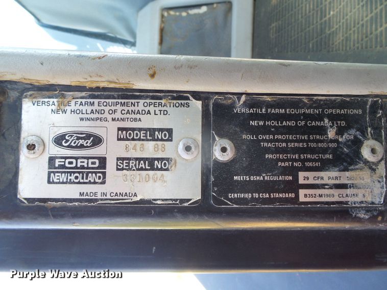 image for item DC5050 1988 Versatile 846 4WD tractor