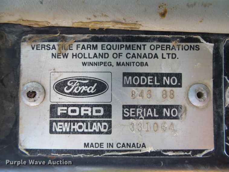 image for item DC5050 1988 Versatile 846 4WD tractor