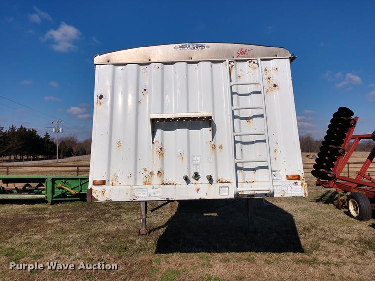 image for item DD6951 2001 Jet double hopper bottom grain trailer