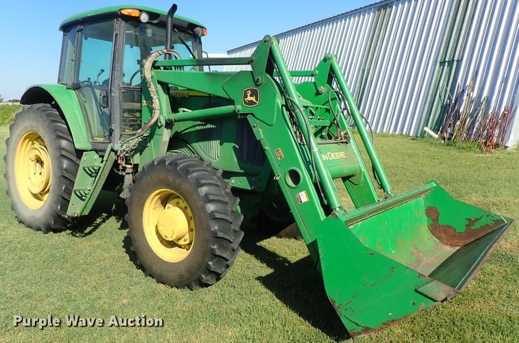 image for item DE5485 2005 John Deere 6615 MFWD tractor