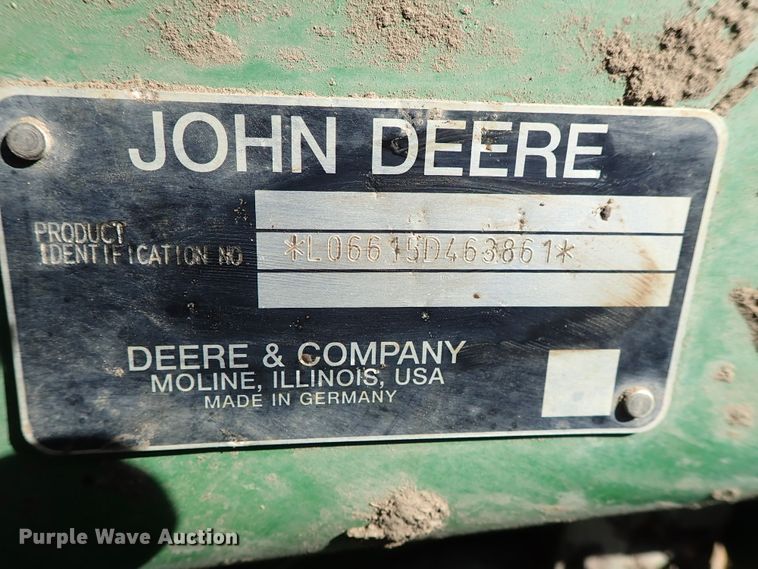 image for item DE5485 2005 John Deere 6615 MFWD tractor
