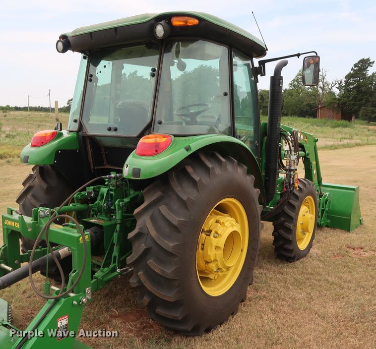 image for item DG4094 2017 John Deere 5075E MFWD tractor